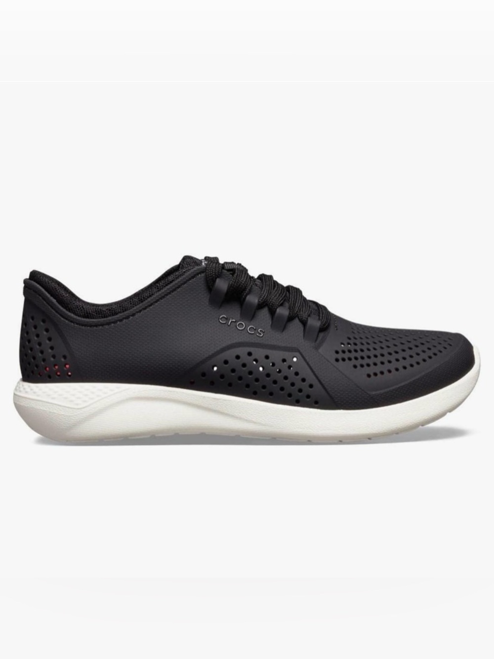 Crocs Black LiteRide Color Dip Pacer Shoes Women’s 10 Casual Comfort Everyday